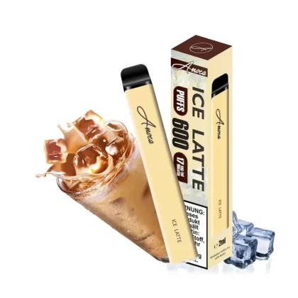 Anoca – Ice Latte - Anoca / Ice Latte / 500 mAh / Propylenglykol / pflanzliches Glycerin / Aromastoffe / Nikotinsalz / 17mg/ml / ca. 600