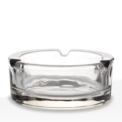 Round 3″ Glass Ashtray - Vape Store