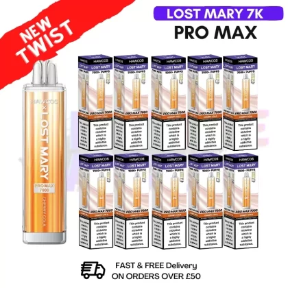 Cherry Cola Lost Mary Pro Max 7K Box Of 10