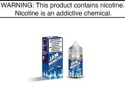 BLUEBERRY BY JAM MONSTER SALT NIC 30ML - Vapejuice