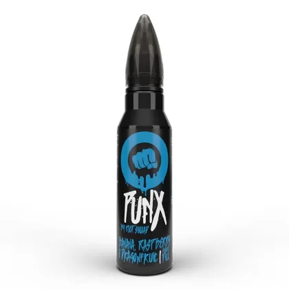 BANANA RASPBERRY & DRAGONFRUIT E LIQUID BY PUNX BY RIOT SQUAD 50ML 70VG