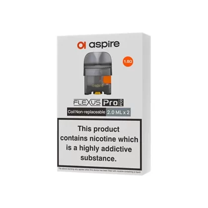 Aspire Flexus Pro Replacement Pods (2 Pack) - Resistance#1.0 Ohm>0.6 Ohm