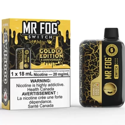 MR FOG SWITCH SW15000 Disposable Vape – Gold Edition