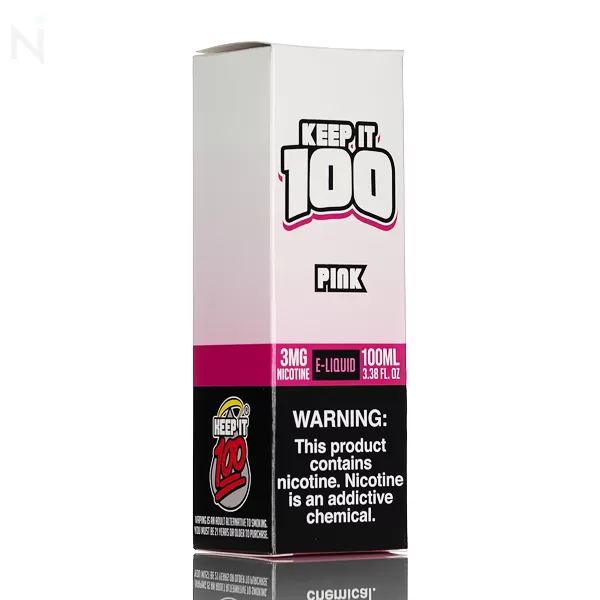 Keep It 100 - Pink - 100mL - 3mg - Image 3