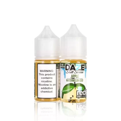 7 Daze Salt Series E-Juice – Watermelon Reds Apple Iced – 30ml