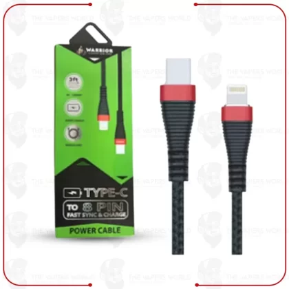Type C To Usb Charger / Data Sync 1m 3 Ft. Cable (Premium) - Thevapersworld