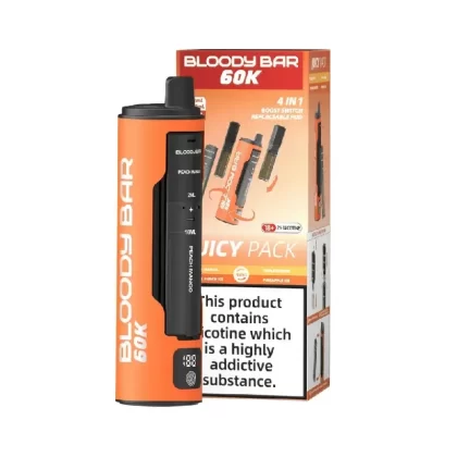Bloody Bar 60K Prefilled Pod Kit Juicy Pack - Nicotine Strength#20mg