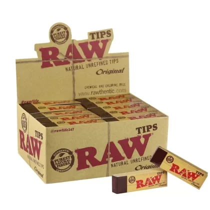 Raw Original Filter Tips - Product#Regular~Packaging#Box of 50 (2500ct)>Single Pack (50ct)