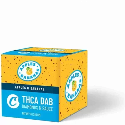 Cookies Diamond Sauce THCa Dabs 1g - strain#Apples & Bananas>Berniehana Butter>Laughing Gas>Rose Apple