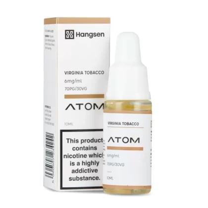 Virginia Tobacco E-Liquid Atom Series by Hangsen (10ml) - 0mg