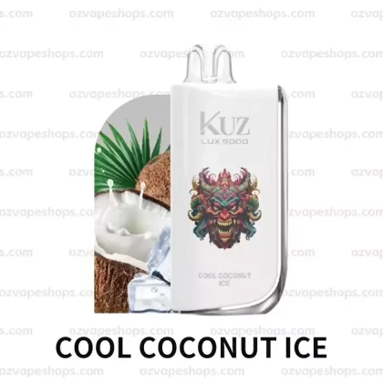 KUZ Ultra 9000 Puffs – COOL COCONUT ICE - Vape Store