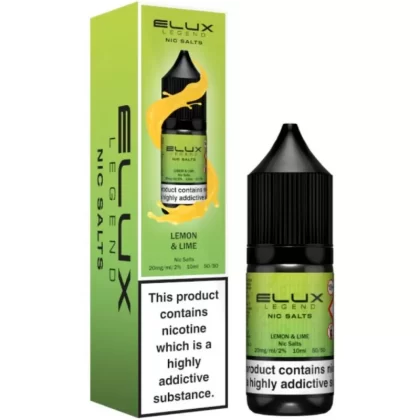 Lemon & Lime Nic Salt E-Liquid Legend Series by ELUX (10ml) - 20mg