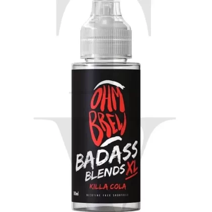 OHM BREW BADASS BLENDS XL KILLA COLA 100ML SHORTFILL E-LIQUID