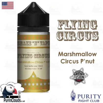 Flying Circus Marshmallow Circus Peanut Shake n Vape E-Liquid (50ml 0mg)