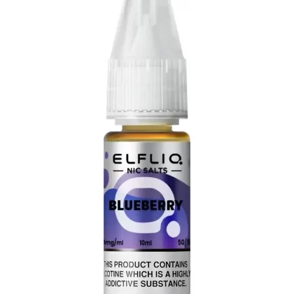 Elf Bar Elfliq Blueberry Nic Salt Vape Juice - Strength 20mg