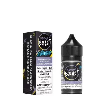 Flavour Beast E-Liquid Blazin’ Banana Blackberry Iced Salt