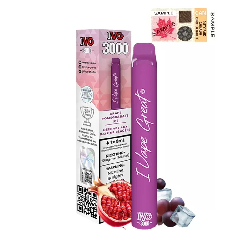 IVG 3000 – GRAPE POMEGRANATE ICE