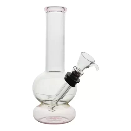 Pink Two Tone Mini Bong – 6in