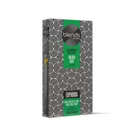 Golden Goat Vape Pen – HHC, D8 – Disposable – Blends – 1800MG