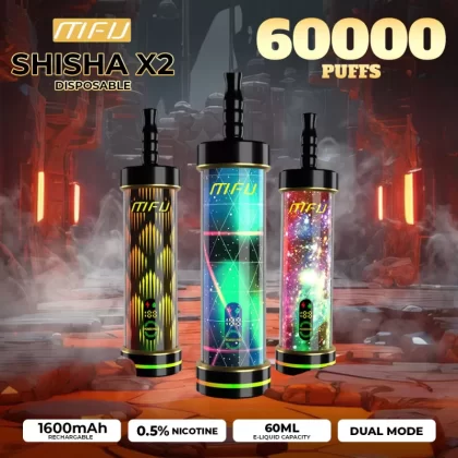 MFU Shisha X2 60K Puff Disposable E-Hookah - 60,000 Puffs
