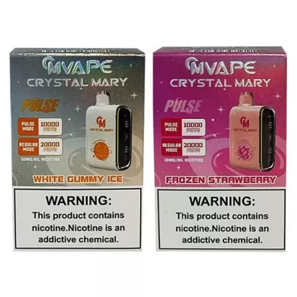 Crystal Mary Pulse 20K Disposable - provape_pod_flavor#Choose an Option...>Blue Mint>Cool Mint>Frozen Strawberry (Notify Me)>Mexico Mango (Notify Me)>Miami Mint>Sour Apple Ice (Notify Me)>St