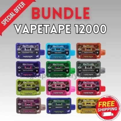 Vapetape 12000 Puffs Bundle - Free