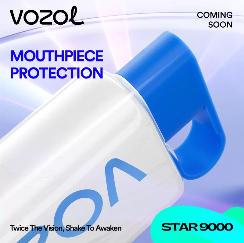 Vozol STAR 9000 Disposable Vape - 9000 Puffs - Raspberry Watermelon - Image 3