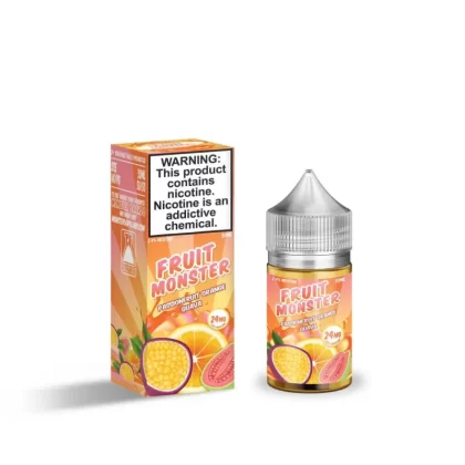 Fruit Monster Passionfruit Orange Guava Salt 30ml E-Juice - Ecigmafia