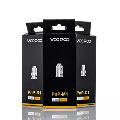VooPoo PnP Replacement Coils - Pack of 5 - Pack of 5 - 0.45 ohm PnP M1