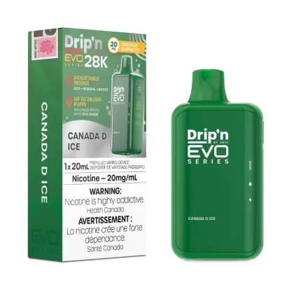 Drip’n EVO 28K Canada D Ice Disposable Vape