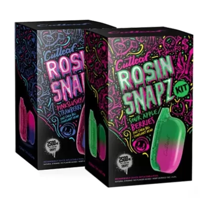 Cutleaf Rosin Snapz Kit 2500MG - Pod_flavor#Choose an Option...>Blueberry>Lemonade>Grape>Punch>Pink Slushy>Strawberry>Rainbow>Mango>Sour Apple>Berries>Watermelon>Raspberry Slushy