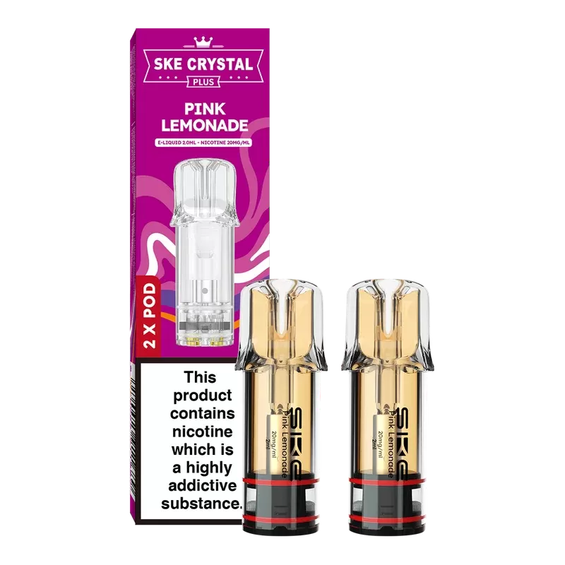 Pink Lemonade SKE Crystal Plus Pods - Strength#20mg