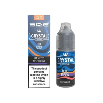 SKE Crystal Salts Blue Fusion E Liquid 10ml - Nicotine Strength#20mg>10mg
