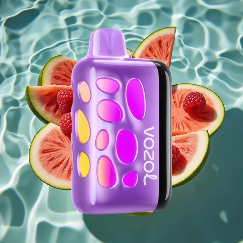 VOZOL RAVE 40000 Disposable Vape – Watermelon Razz Rancher, 270° Glow Design, Beat-Synced Party Mode, 1000mAh Battery - Bangvapeaustralia