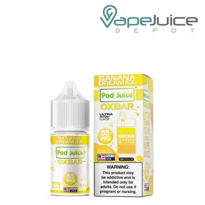 Banana Dream Ice Pod Juice x OXBAR Salts 30ml