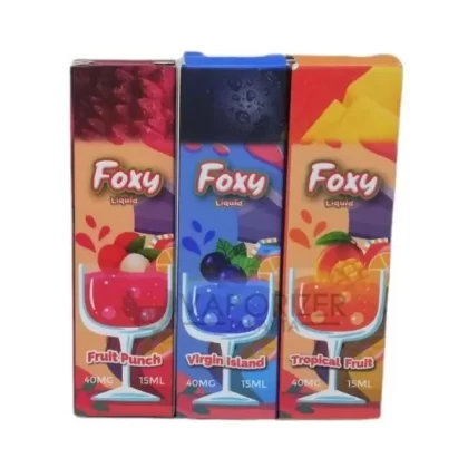 FOXY LIQUID FRUITY SALTNIC - 30 mg / 15 ml