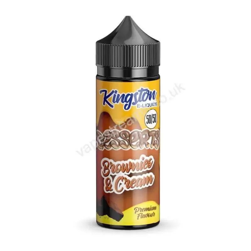 Brownies & Cream E-Liquid Shortfill by Kingston 50/50 - Vapestreams Co