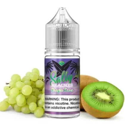 Salty Beaches – Grape Kiwi – 30mL - Vape Product; Vape Product, Vape Product