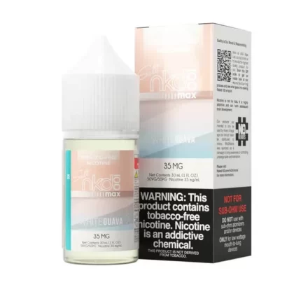 Sale $4.75 – Max White Guava Ice by Naked Max 30ml