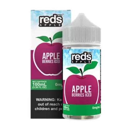 Vape 7 Daze E-Juice – Berries Reds Apple Iced – 100ml