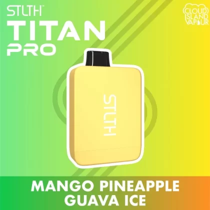 STLTH TITAN PRO Disposable Vape – Mango Pineapple Guava Ice