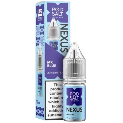 POD SALT NEXUS MR BLUE 10ML NIC SALT E-LIQUID