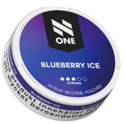 N One Slim Blueberry Ice, All White 9mg
