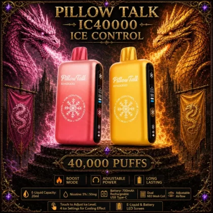 Pillow Talk IC40000 Ice Control TEXAS COMPLIANT - Juicy Peach Ice