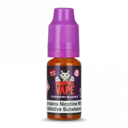 Vampire Vape Strawberry Milkshake E Liquid (10ml)