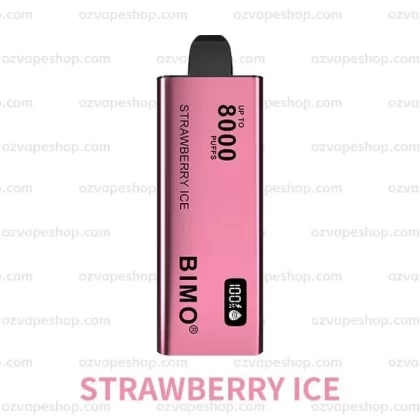 BIMO 8000 Puffs- STRAWBERRY ICE - Vape Store