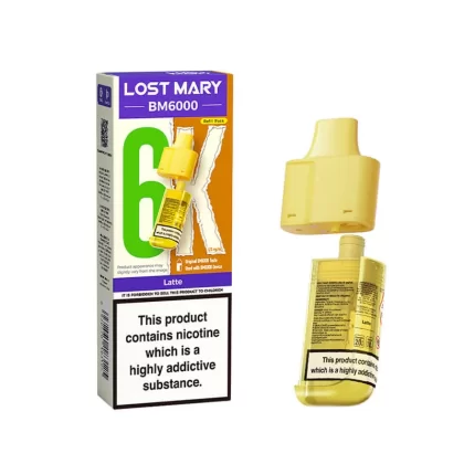 Lost Mary BM6000 Latte Prefilled Vape Pods