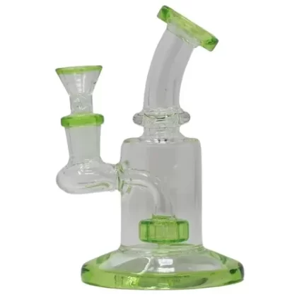 MWP 139 – 6″ – Classic Glass Water Pipe - Color#Haterade (T-Green)>Jade Blue>Jade Green>Pink>Slime Pink>Slime Purple
