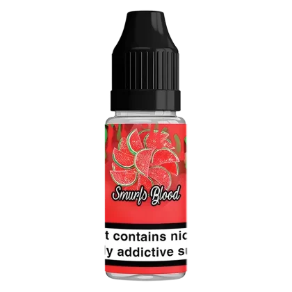 Smurfs Blood 10ml e liquid High PG 70Pg 30Vg by QuitterZ