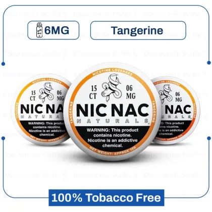 Buy Nic Nac Tangerine 6mg Nicotine Pouch Online | Nic Nac - Ejuicewarehouse